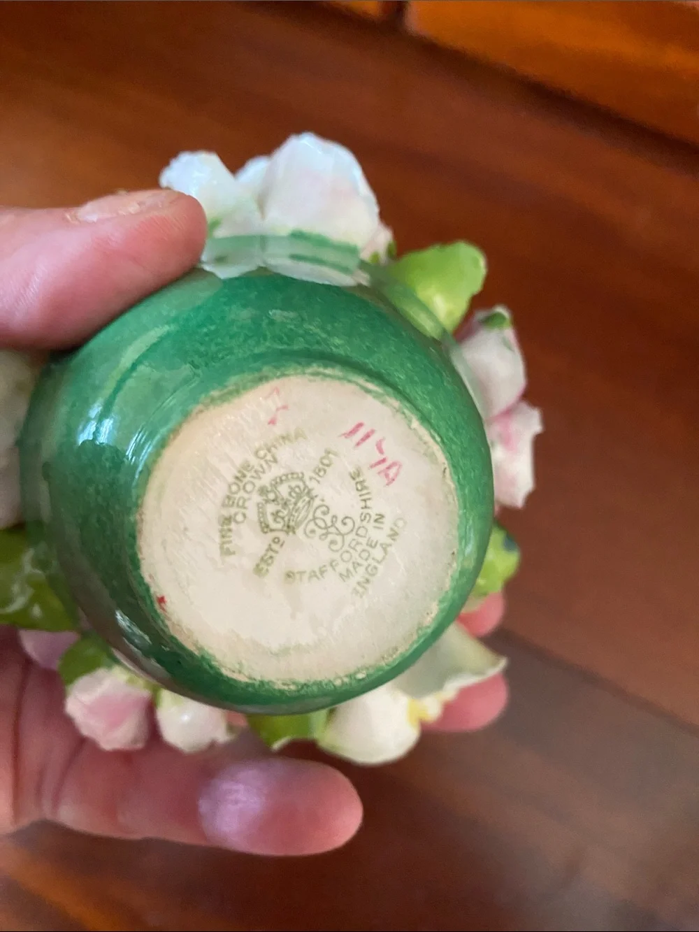 Staffordshire delicate hand